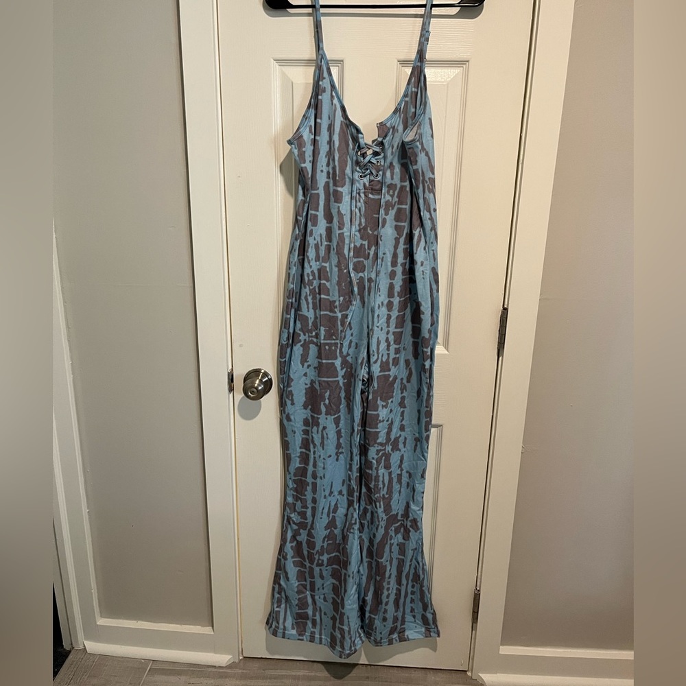 Women's Tie dye XL jumpsuit